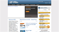 Desktop Screenshot of ceclapampa.com.ar