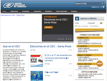 Tablet Screenshot of ceclapampa.com.ar